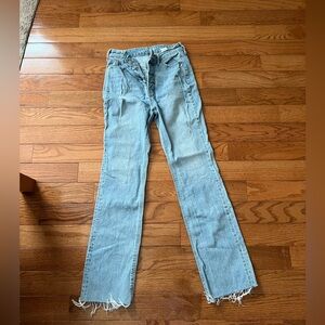 Old Navy Blue Straight Leg Jeans